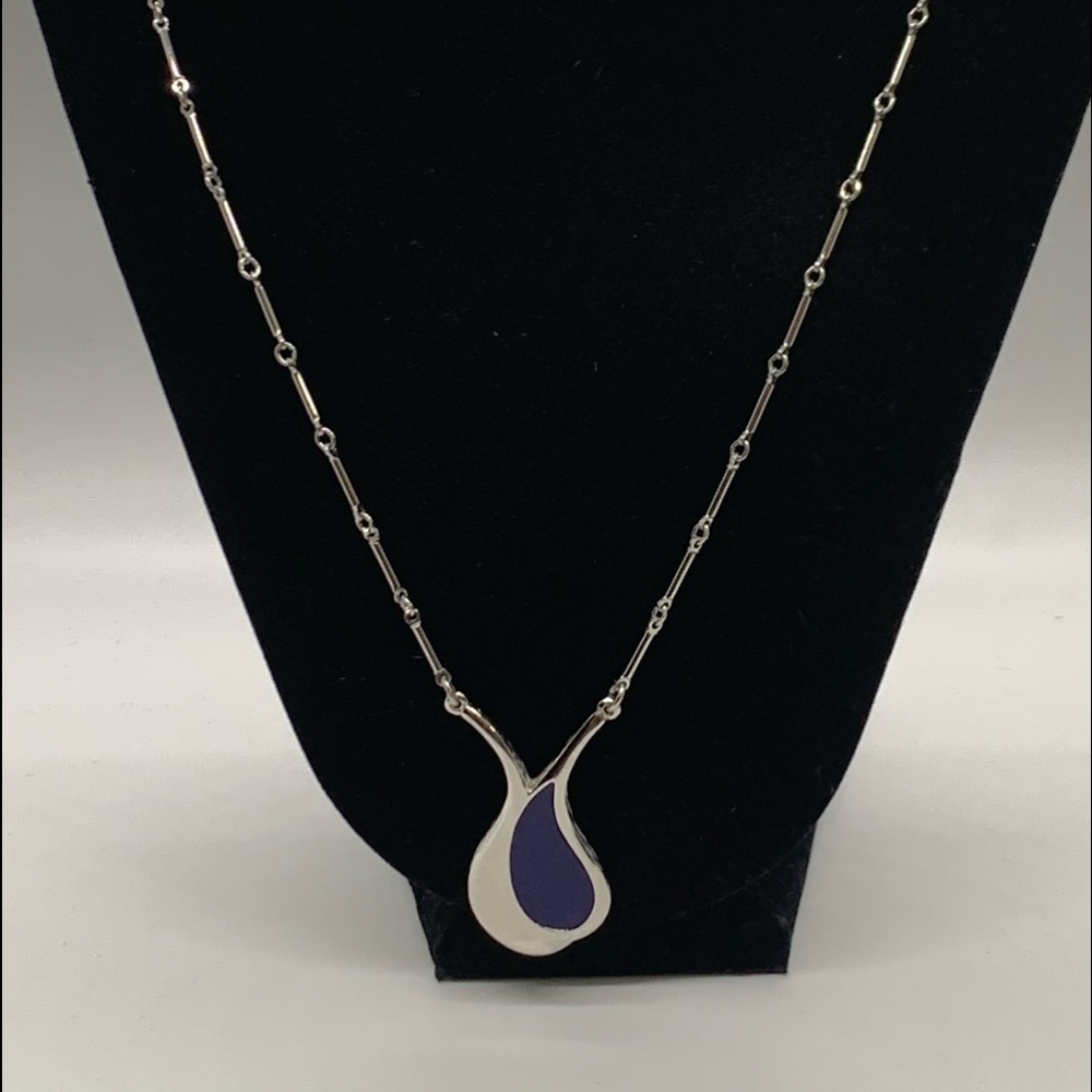 ✨ 2021 SALE Silver / Blue Sarah Coventry Necklace
